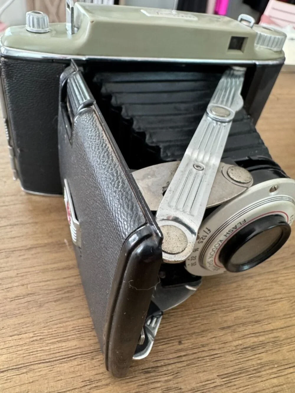 Vintage Kodak Tourist II Folding Medium Format Film Camera 1950s Display Prop